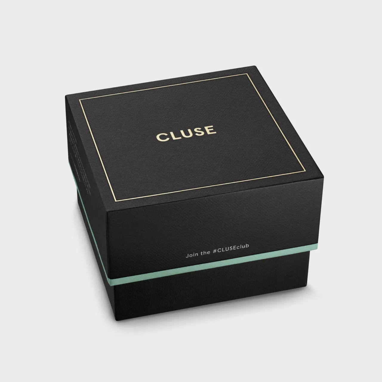 Homme CLUSE Gift Box Anthéor Steel Watch Green and Silver Chain Bracelet