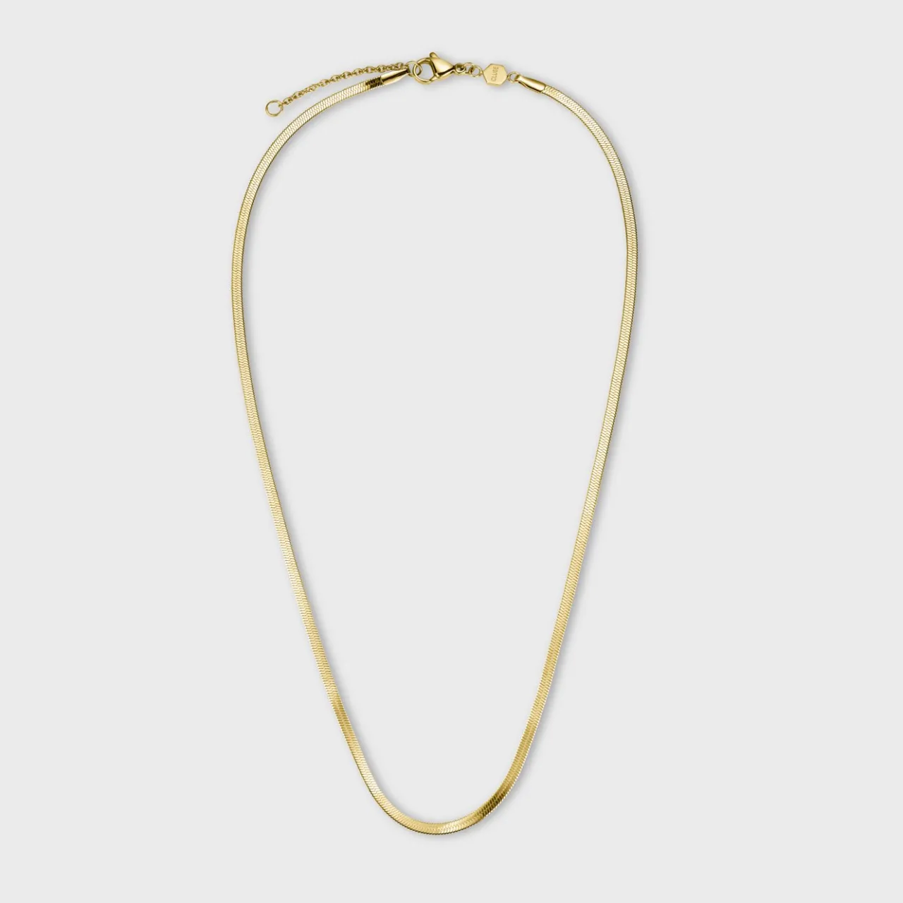 CLUSE Gift Box Essentielle Snake and Flat Curb Necklaces, Gold Colour