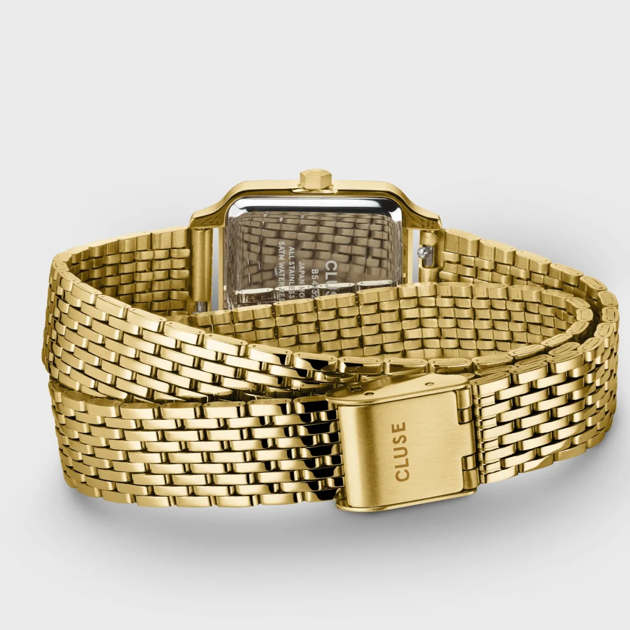 Femme CLUSE Gracieuse Petite Watch Double Steel, Forest Green, Gold Colour